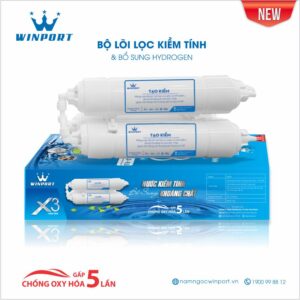 Bộ 3 lõi lọc tạo kiềm Winport